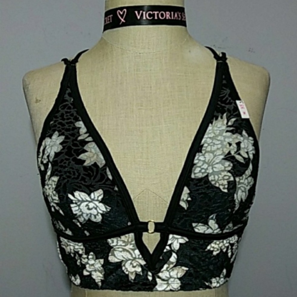 PINK Victoria secret floral padded bralette